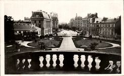 CPA Rennes Avenue Janvier et Square du Palais St Georges