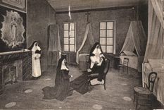 CPA La Mort de Bernadette au Couvent de Saint Gildard a Nevers
