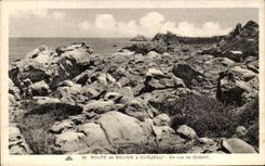 CPA Route de Bougie a Djidjelli En vue de Djidjelli Algerie