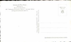 CPA Massif du Mont Blanc Vallee de Vallorcine Au fond Vallon et Alguille de Berard