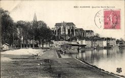 CPA Auxerre Quartier Saint Germain