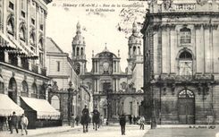 CPA Nancy Rue de la Constitution et la Cathedrale