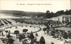 CPA Versailles L Orangerie et la piece d eau des Suisses
