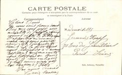 CPA Souvenir De Versailles