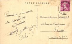 CPA La Bernerie Les Rocher Nos enfants s moasent
