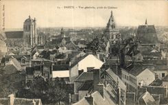 CPA Dreux Vue generale prise du Chateau