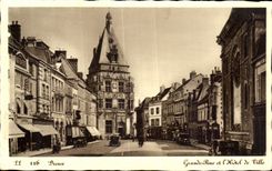 CPA Dreux Grand Rue et I Hotel de Dille