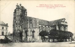 CPA Dreux Eglise St Pierre Eut Construite du le Siecles
