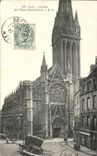 CPA Caen Portail de L Eglise Saint Pierre