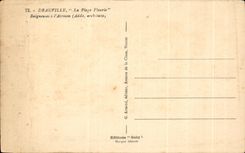 CPA Deauville La Plage Fleurie Baigneuses L Aytrium