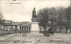 CPA Caen La Place de Parc