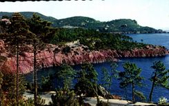 CPA Les Calanques du Trayas Au fond Miramar d Esterel et la pointe de l Esquillon 