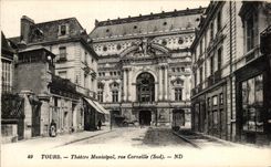 CPA Tours Theatre Municipal rue Corneille