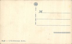 CPA L Architecture Arabe