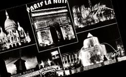 CPA Moulin Rouge Paris Sacre Coeur Notre Dame