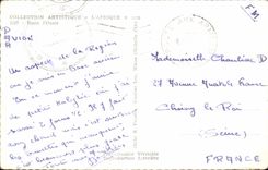 CPA L Afrique Dans I Oasis Ane donkey