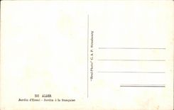 CPA Alger Jardin d Essai Jardin a la francaise