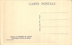 CPA Gorges du Chabet El Akra Les Gorges du Pont du Diable