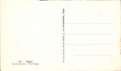 CPA Alger Nore dame d Afrique