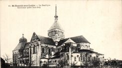 CPA St Benoit On the Loire the Basilica