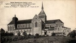CPA Saint Benoit the Loire Church of Old Abbey of St Benoit on the Loire