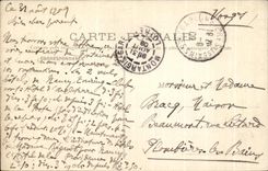 Manual CPA attacked By a troop of Jacobins in montargis place of his birth