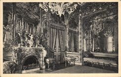 CPA Schloss Herrenchiemsee Hellblauer Salon Light blue Saloon