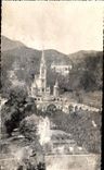 CPA Lourdes the Basilica seen of Castle Fort