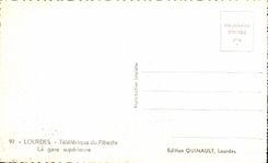 CPA Lourdes Teleferique du Pibeste La gare Superieure