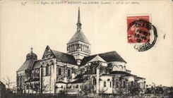 CPA Church of Saint Benoit on the Loire