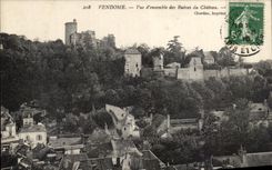 CPA VendomeVue Together of the Ruins of the Castle