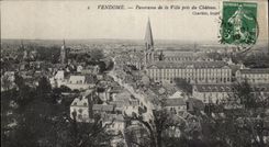CPA Vendome Panorama de la ville pris du Chateau 