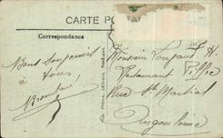 Nuevos jardines de CPA Arcachon el lugar de Thiers y el hotel grande de los lae