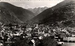 CPA Luchon View at the bottom the port of Venasque