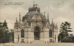 CAmara acorazada St Louis Sepultre de CPA Dreux de la familia Orleans