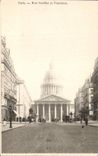 CPA Paris Street Soufflot and the Pantheon