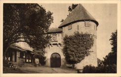 CPA the castle of High Koenigsbourg Main entrance
