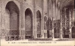 CPA Albi las capillas laterales de Sainte Cecile de la catedral
