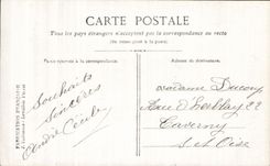 CPA Fantaisie Fleurs Bonne Annee Fer a cheval