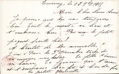 CPA Fantaisie Fleurs Gloire Bonheur