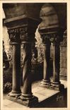 CPA Elne Cathedral Sainte Eulalie columns of the Cloister (Xll E and Xlll E centuries)
