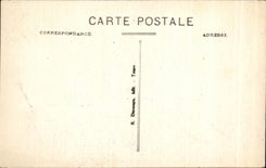 CPA Azay la creacion encantadora de la cortina de este arte nacional