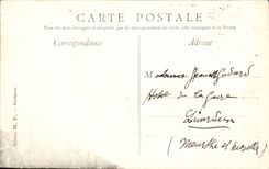 CPA Bordeaux View taken of the Tower Saint Michel Boats