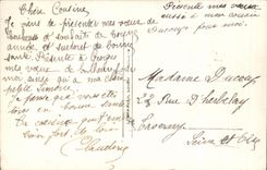 CPA Fantaisie Fleurs Sapin