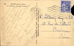 CPA Blois Le Chateau Facade Francois l er