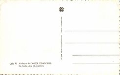 CPSM Abbey of the Mount St Michel the Room of the Knights