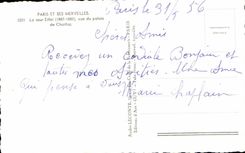 CPA Paris And Its Mervelles the Eiffel tower seen of the palate of Chaillot