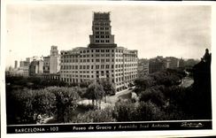 CPA Barcelona Paseo de Gracia there Avendia Jose Antonio