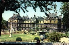 CPA Paris the Palate of Luxembourg to the seat the Senate seen of the gardens
