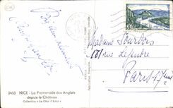 CPA Niza la caminata del ingles desde el castillo